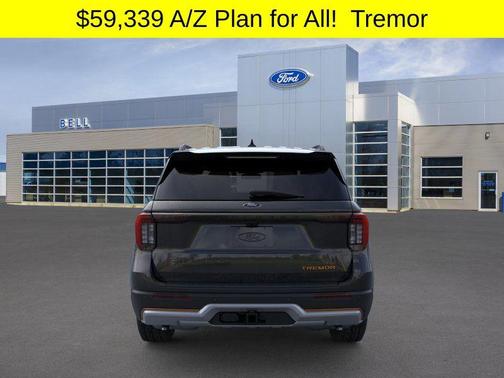 Agate Black Metallic 2026 Ford Explorer Tremor