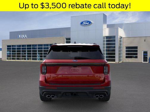 Rapid Red Metallic Tinted Clearcoat 2026 Ford Explorer ST
