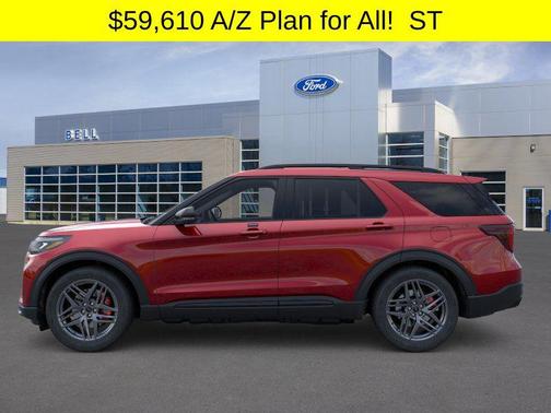 Rapid Red Metallic Tinted Clearcoat 2026 Ford Explorer ST