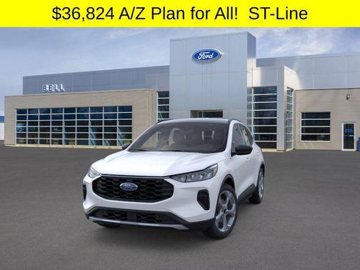 star white metallic tri-coat 2026 Ford Escape ST-Line