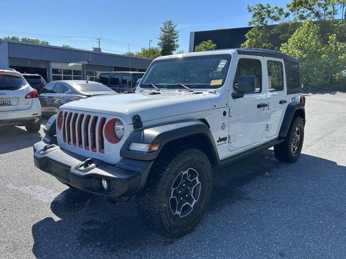 Bright White Clearcoat 2023 Jeep Wrangler Sport