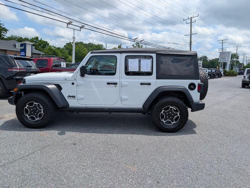 Bright White Clearcoat 2023 Jeep Wrangler Sport