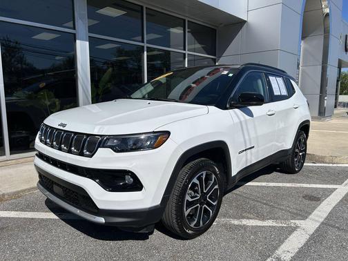 Bright White Clearcoat 2022 Jeep Compass Limited