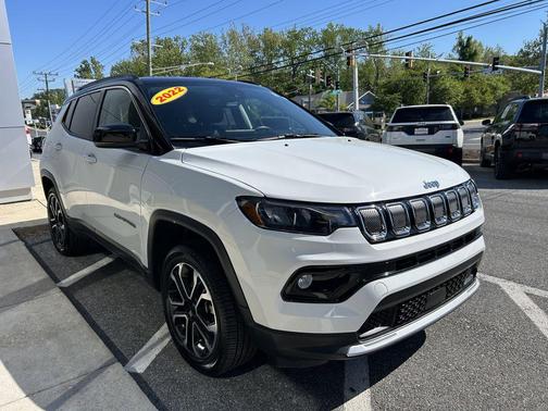 Bright White Clearcoat 2022 Jeep Compass Limited
