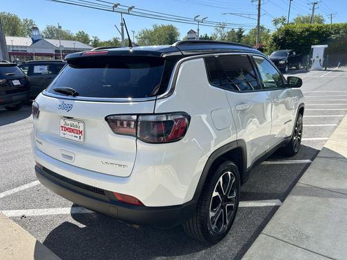 Bright White Clearcoat 2022 Jeep Compass Limited