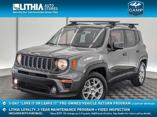 Granite Crystal Metallic Clearcoat 2019 Jeep Renegade Latitude