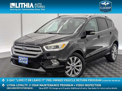 Shadow Black 2018 Ford Escape Titanium