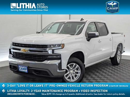 Summit White 2020 Chevrolet Silverado 1500 LT
