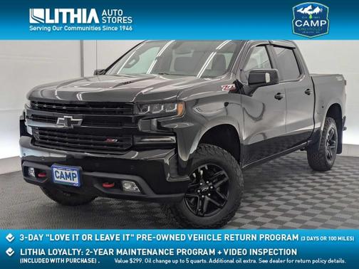 Black 2021 Chevrolet Silverado 1500 LT Trail Boss