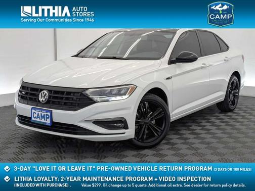 Pure White 2019 Volkswagen Jetta 1.4T R-Line
