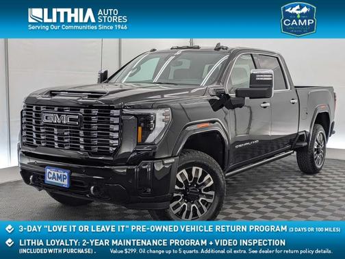 Onyx Black 2025 GMC Sierra 3500 Denali