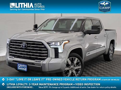 Celestial Silver Metallic 2023 Toyota Tundra Hybrid Capstone