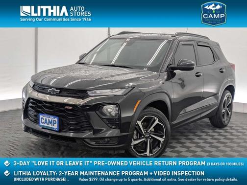 Mosaic Black Metallic 2022 Chevrolet Trailblazer RS