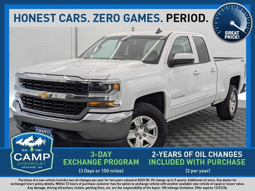 Summit White 2019 Chevrolet Silverado 1500 1LT