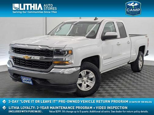 Summit White 2019 Chevrolet Silverado 1500 1LT