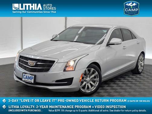 Radiant Silver Metallic 2017 Cadillac ATS 2.0L Turbo Luxury