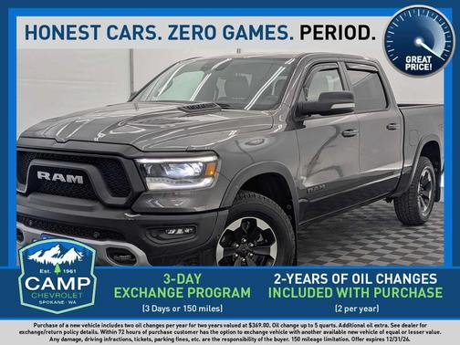 Granite Crystal Metallic 2022 RAM 1500 Rebel