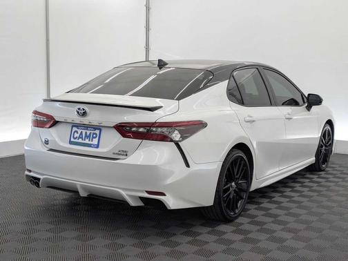 Midnight Black Metallic 2024 Toyota Camry Hybrid SE