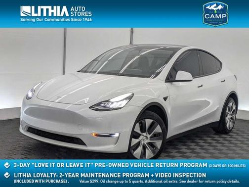 White 2023 Tesla Model Y Long Range Dual Motor All-Wheel Drive