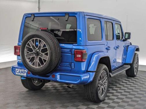 Hydro Blue Pearlcoat 2023 Jeep Wrangler 4xe Sahara High Altitude