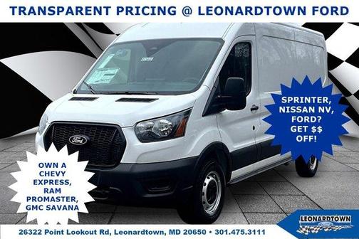 Oxford White 2026 Ford Transit-250 148 WB Medium Roof Cargo