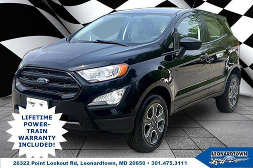 Shadow Black 2022 Ford EcoSport S