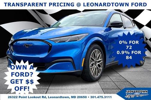 Velocity Blue Metallic 2025 Ford Mustang Mach-E Premium