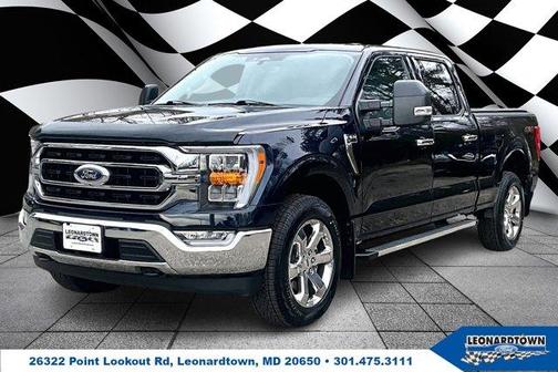 Antimatter Blue Metallic 2022 Ford F-150 XLT