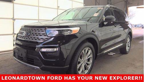 Agate Black Metallic 2023 Ford Explorer Limited