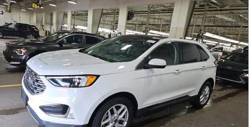 Oxford White 2022 Ford Edge SEL