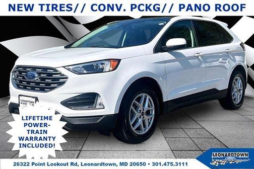 Oxford White 2022 Ford Edge SEL