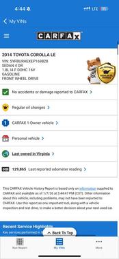 2014 Toyota Corolla L