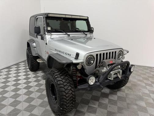 Silver 2003 Jeep Wrangler Rubicon