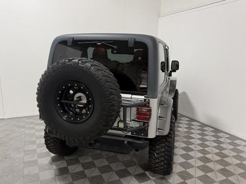 Silver 2003 Jeep Wrangler Rubicon