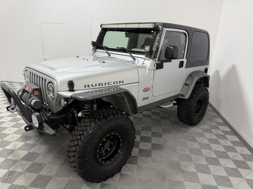 Silver 2003 Jeep Wrangler Rubicon