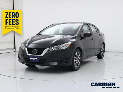 Black 2020 Nissan Versa SV
