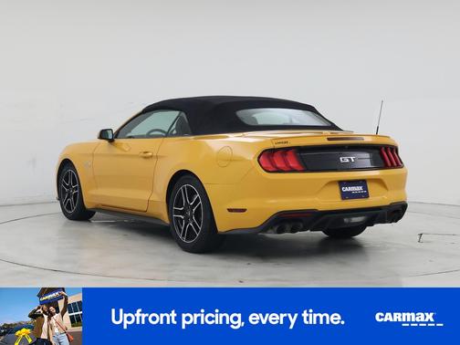 Yellow 2022 Ford Mustang GT Premium