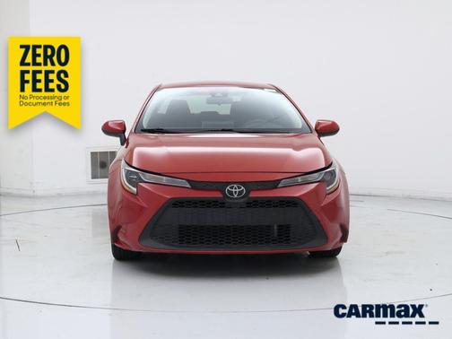 Red 2020 Toyota Corolla LE