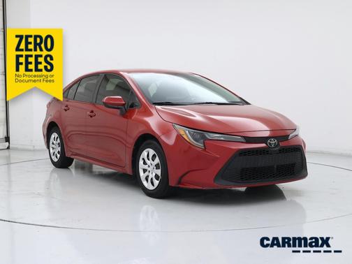 Red 2020 Toyota Corolla LE