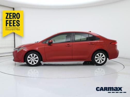 Red 2020 Toyota Corolla LE