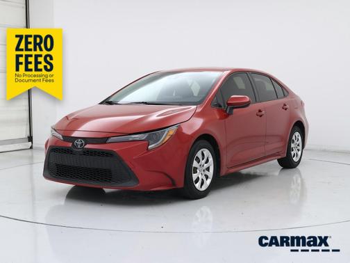 Red 2020 Toyota Corolla LE