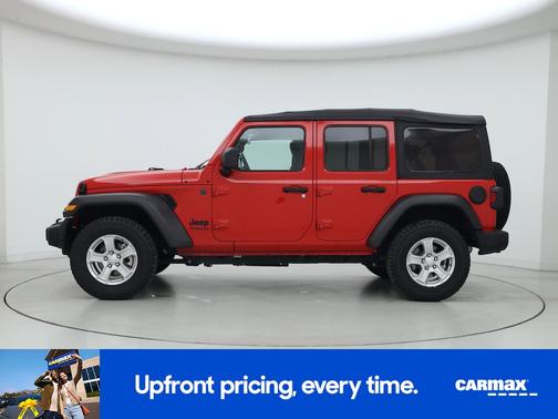 Red 2022 Jeep Wrangler Unlimited Sport