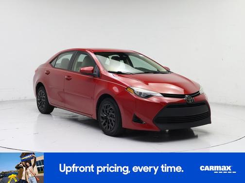 Red 2017 Toyota Corolla LE