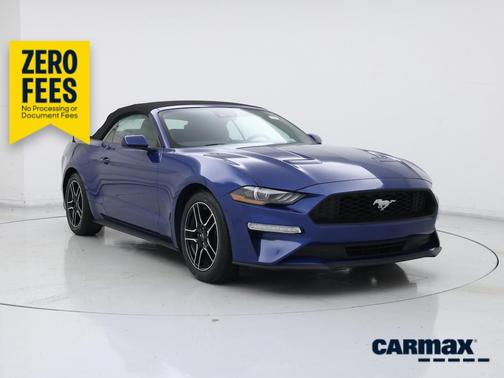 Blue 2022 Ford Mustang Ecoboost Premium