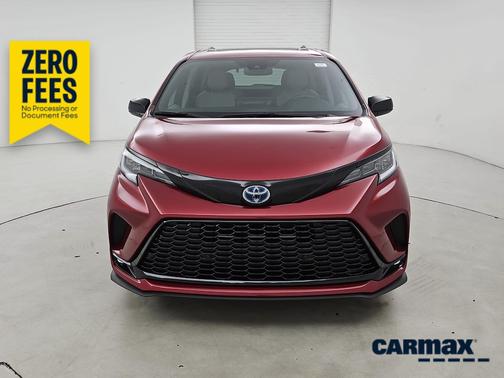 Red 2025 Toyota Sienna XSE