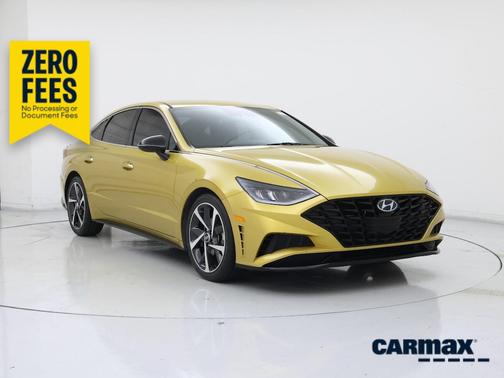 Yellow 2021 Hyundai SONATA SEL Plus
