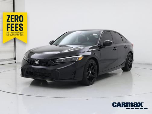Black 2025 Honda Civic Sport
