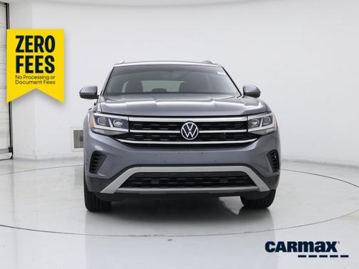 Gray 2021 Volkswagen Atlas Cross Sport SE w/Tech