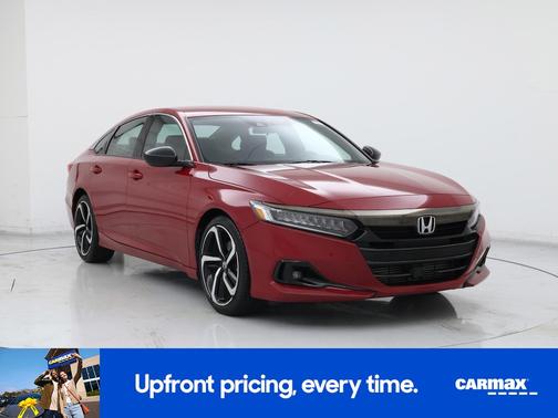 Red 2021 Honda Accord Sport