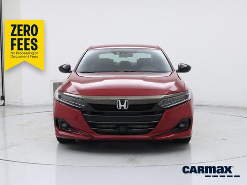 Red 2021 Honda Accord Sport